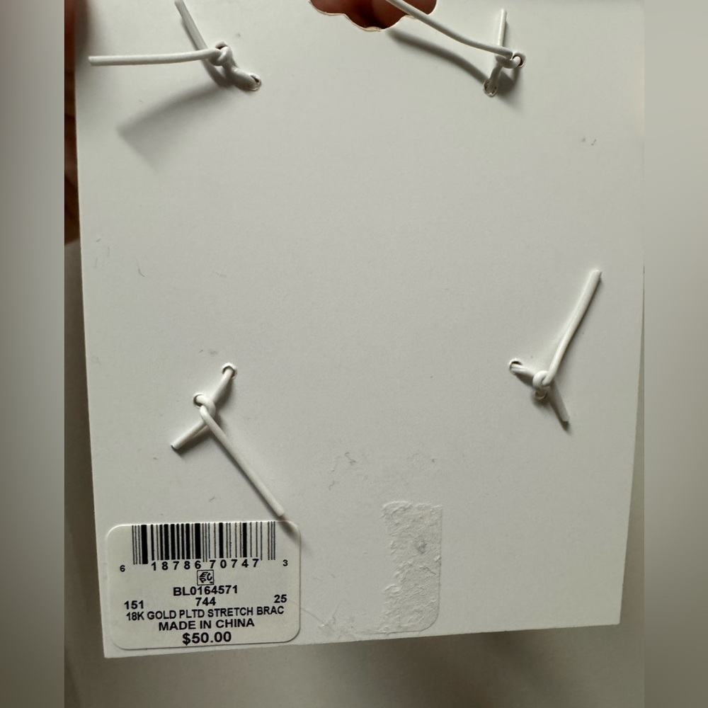 And Now This 18K Gold Over Brass Bracelet - Picture 3 of 3